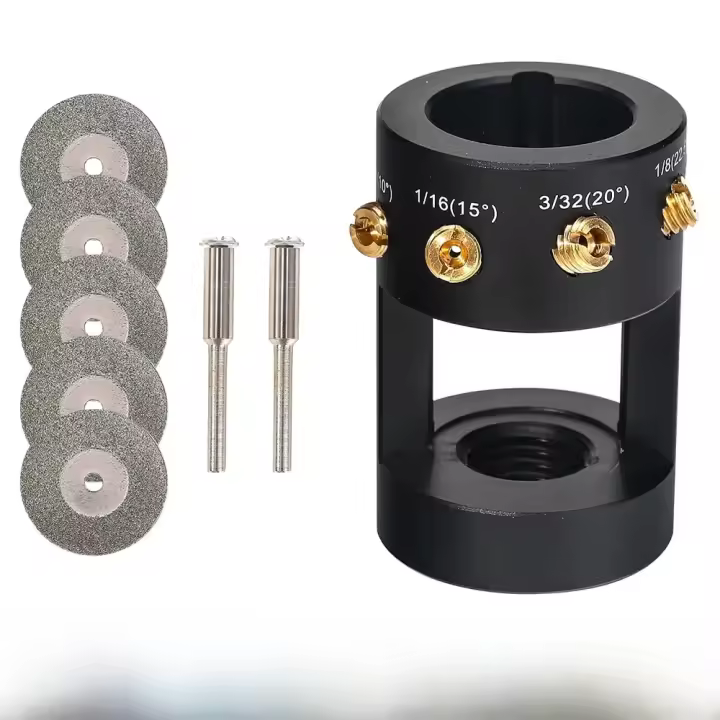 Torno De Tungsteno Para Soldadura TIG Herramientas Multi-Angulo Y Desplazamiento Horizontal Con Corte De Ranura Para Auxiliar De Soldadura - 1