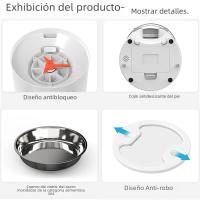 Dispensador Automático De Alimentos Para Mascotas Smart APP Feeder Acero Inoxidable Para Gatos Y Perros Comida Doble Programable a Distancia - details 10