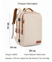 Mochila de viaje para avión para hombre y mujer, bolsa para ordenador portátil, equipaje de gran capacidad, mochilas multifuncionales expandibles para avión de negocios - details 4