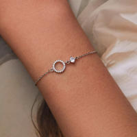 Bamoer Anillo De Plata 925 Para Mujer Joyería Fina Básica Y Elegante Regalo De Boda Estilo Sencillo Y Moderno - details 1
