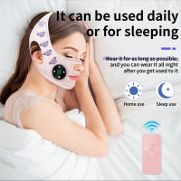Cinta De Levantamiento Facial EMS Para Relajación Y Adelgazamiento USB Recargable Reducción Del Doble Mentón Elevador De Las Checas Máscara Facial Para Unificación Del Rostro - details 4