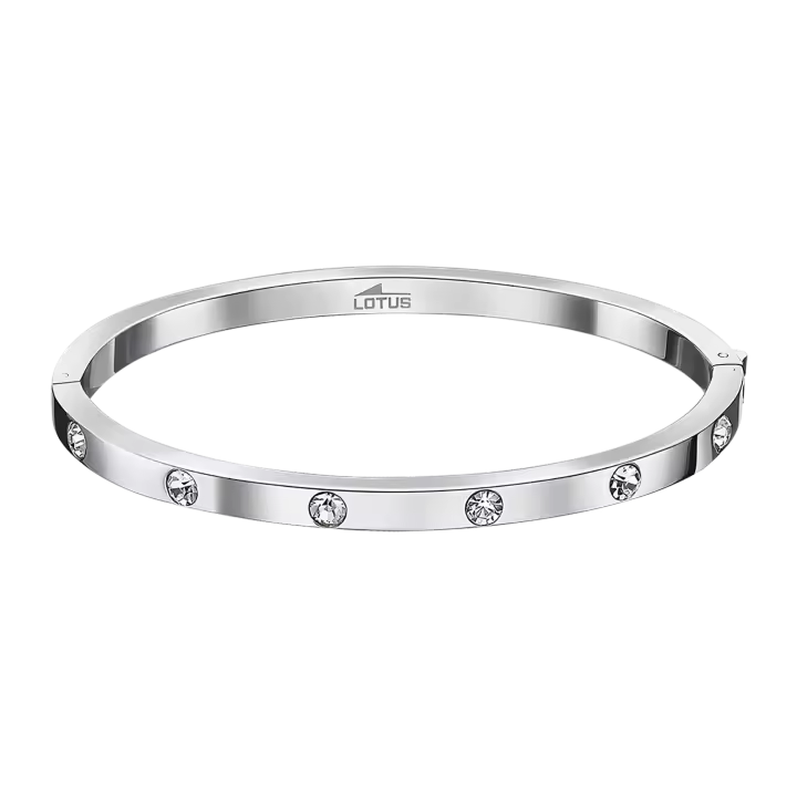 Pulsera LOTUS STYLE Mujer Bliss Style LS1846-2/1 - Brazalete de acero con circonitas - 1