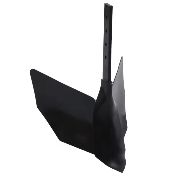 vidaXL Accesorio para arado de metal negro - 1