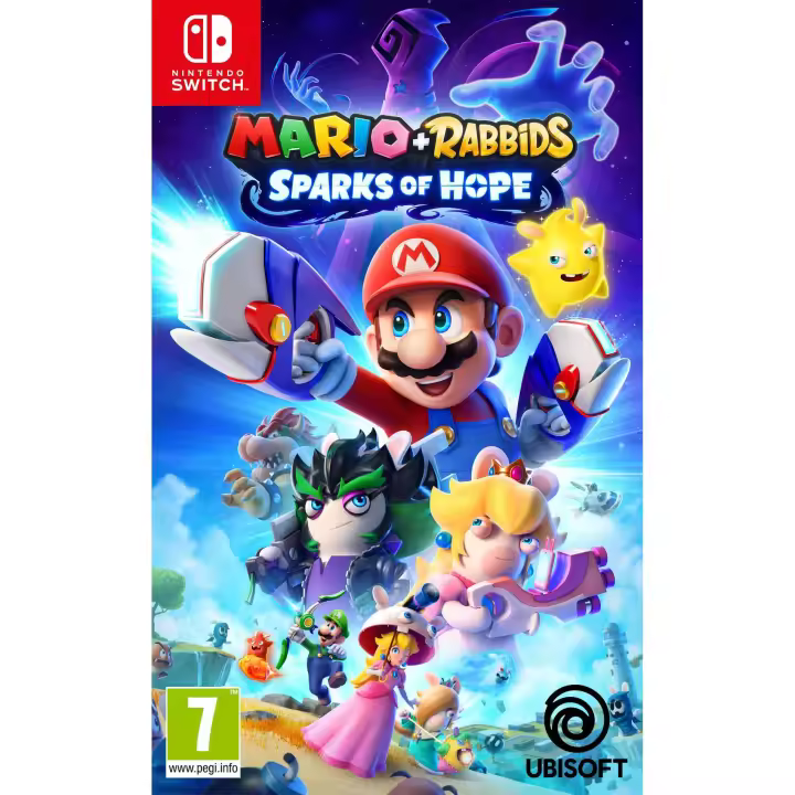 Mario + Rabbi DS - SPARKS OF HOPE - Nintendo Switch PAL ESP - Nuevo - 1