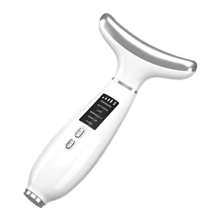 Máquina Estiramiento Facial Cuello Masajeador Facial Microcorriente Therapy Fotones Led - 1