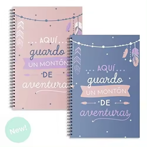 Set 2 Libretas A4 Plumas 2C-DAMDAM GO - 1