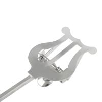 Soporte De Música Portátil Para Clarinete Trompeta Flauta Saxofón Y Otros Instrumentos De Viento Accesorio Para Principiantes Color Plata Material Metálico - details 35