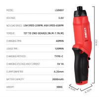 Set De Herramientas Eléctricas LYUWO 3.6V Para Mantenimiento Y Reparación Doméstico Batería De Litio 1800mAh Multifuncional Mini Pluma - details 13