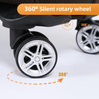 S7 STAR Maletas Tela Juego 3pcs de Viaje, Set 3 Cabina Blanda Maleta Extensible, Equipaje Ligero Expandible con 4 Ruedas Giratorias 360°, Maleta Trolley Gran Capacidad Color Puro - details 3