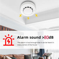 Detector De Fuma ONENUO Tuya ZigBee Alarma De Incendio Para Seguridad Doméstica Controlada Por App Smart Life Protección De Seguridad Contra Fuego - details 4
