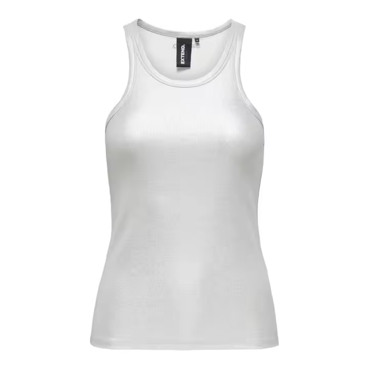 CAMISETA ONLY TIRANTES METÁLICO PLATA METAL RIB TANKTOP X (Silver) - 1