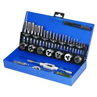 Juego De 32 Piezas De Taps Y Dies De Acero Tungsteno Para Herramienta De Enredo Manual Conjunto De Herramientas De Hilo Metrico Con Llave M3-M12 - details 1
