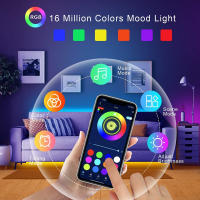 Tira De Luces LED RGB Flexible 10m 20m 30m Para Decoración De Hogar Fiesta TV Musical Sincronización Luz De Fondo Para Habitación - details 0
