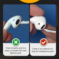 Kit De Limpieza Para Auriculares Bluetooth Maerknon Pen Limpieza Para Airpods pro 3 Auriculares Caso iPhone Samsung Headsets Herramientas De Limpieza Para Earbuds Con Cepillo Suave Microfibra - details 3