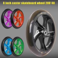 Ruedas De Patinete Para Adultos 200mm Con Rodamientos ABEC 7 Ruedas Sólidas De Repuesto Para Patinete Razor Y Patinete De Pies - details 0