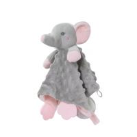 Toalla calmante para bebés con diseño de animales de dibujos animados, de silicona, masticable y suave. MOV,La toalla de confort para bebés puede ser importada, muñeca, bebé, dormir, juguete de mano de peluche - details 0