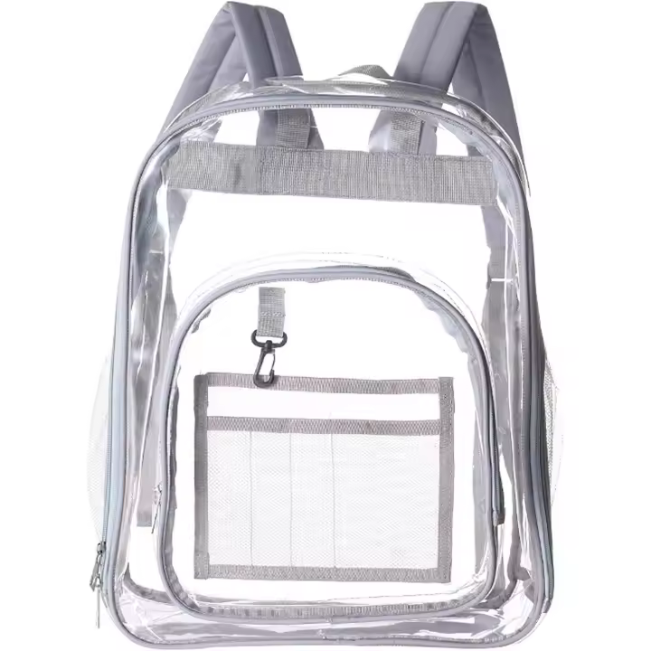 Mochila transparente, mochila transparente resistente, mochila transparente impermeable de PVC ultra grueso - 1