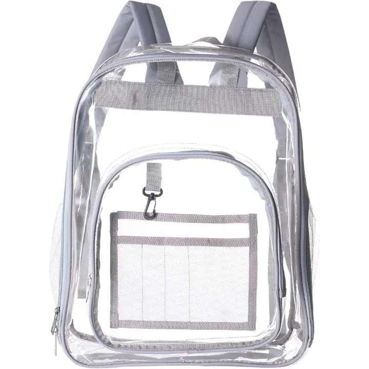Mochila transparente, mochila transparente resistente, mochila transparente impermeable de PVC ultra grueso - 1