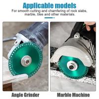 Hoja De Corte Multifuncional Indestructible 4 Pulgadas Para Todas Las Materiales Disco Circular De Diamante Para Amoladora De Ángulo Herramienta DIY Para El Hogar - details 6