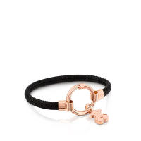 Pulsera Oso de Plata esterlina s925, pulsera Tejida en alambre de Maple de moda, pulsera de Plata para Mujeres europeas y americanas - details 2