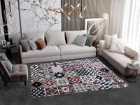Alfombra Moderna Mosaico Lavable para Salón y Dormitorio | 100% Fabricada en España | Pelo Corto | Varios Tamaños y Colores ALFOMBRAS IBERIA - details 0
