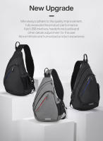 Mochila Deportiva Unisex Mixi Para Ciclismo Y Viajes Con USB Cruzada Versátil De Moda Para Estudiantes Y Escolares Material De Poliéster - details 1