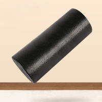 Palo De Yoga De Espuma EPP Sólido Para Relajación Muscular Y Fitness Rodillo De Masaje Brillante Negro 30/45cm - details 0