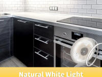 Tira De Luz LED COB Flexible DC 12V 24V 320 LEDs Blanco Cálido Y Frío Dimmable Decoración De Habitación Con 320 Lámparas Por Metro - details 11