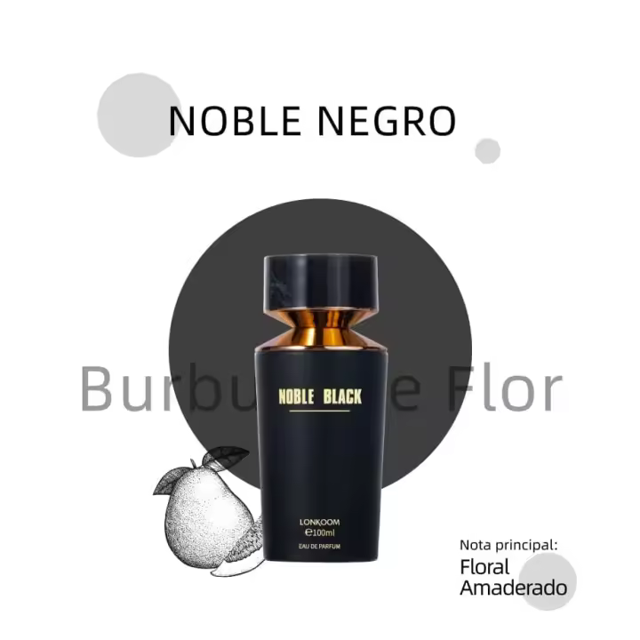 [OFICIAL] Lonkoom, NOBLE Series -  100ml, EDP, Eau de Parfum, floral y afrutada, fragancia de larga duración, regalos de verano, perfume para hombre, perfume para mujer - 1