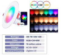TUYA Smart Downlight LED Inteligente WiFi Bluetooth Zigbee AC 85-265V Spot De Techo Recargable Para Sala De Estar Y Dormitorio Control Remoto Por App - details 7