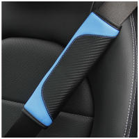 Cubiertas De Cinturón De Seguridad Para Coche En Fibra De Carbono PU Impermeables Para Adultos Jóvenes Y Niños Accesorios Interiores De Automóvil - details 2