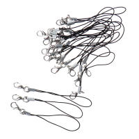 Lanyard De 10 Piezas Para Llaves De USB Correa De Cuerda Negra Unisex Material Acrílico Accesorio De Cadena De Teléfono - details 2
