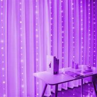 Luz De Cinta LED Para Cortina USB 600/300/200/100 LED Decoración Navideña Para Dormitorio Luz Colgante De Navidad Para Interior - details 4