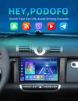Podofo Radio de coche Android 2 Din para Mercedes-Benz Smart 2011 2012 2013 2014 2015 Carplay 8+128GB AI Voice WIFI+4G DSP GPS Navegación Multimedia Reproductor de Video - details 0