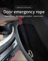 Cuerda De Emergencia Para Puerta Trasera De Nuevo Tesla Model Y 3 2024 Manija De Libera Manual De Seguridad Extendida Accesorio Interior Para Automóvil - details 0