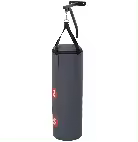 Saco de boxeo SPORTNOW sin relleno con soporte de pared, saco pesado con guantes, vendas para las manos y gancho giratorio de 360° - para MMA, kickboxing, karate, entrenamiento en casa - 1
