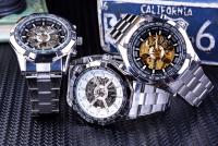 Reloj De Pulsera Deportivo De Lujo Para Hombre Forsining 2021 Acero Inoxidable Impermeable Con Caja Skeleton Movimiento Mecánico Transparente - details 7