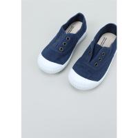 victoria INGLESA LONA ELÁSTICO DREC® Deportivas Planas Bebé - niño (hasta la talla 30) Azul - details 1