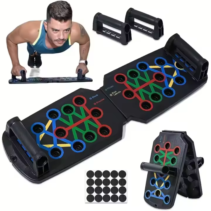 Tablero De Empuje Para Ejercicio En Casa Equipo De Gimnasio Plank De Fitness Para Abdominales Y Tríceps Soporte De Push-Ups - 1