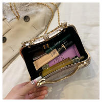 Bolso De Noche Para Mujer Cadena Bolso De Comida Moda Cruzado Vintage Bolsa De Mancuerna Satchel Material PU Con Lining De Poliéster - details 12