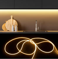 Tira De Lámparas LED Neón 1-5M Impermeable Para Iluminación De Habitaciones Cocinas Armarios Con Enchufe EU/US 220V/110V - details 0