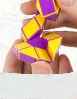 Regla Mágica Mini Serpiente 24 Puzzle Cubo Plegable Juguete Educativo Para Niños Desafío Cerebral Regalo De Fiesta - details 6