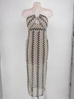 Vestido largo halter - details 4