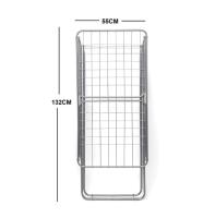 Tendedero de aluminio plegable extra fuerte 20 metros verde.176x55x92cm,estructura de alta resistencia portatil superficie maxima de secado - details 1