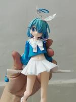 Arona Azur Lane Uniforme Azul Sailor Figura De Acción Anime Modelo Hecho a Mano Juguete Ornamento Para Regalo - details 6