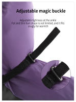 Botas de Baile de Ballet Jazz para Mujeres y Niñas Calzado de Práctica de Algodón Suela Suave y Cálido para Invierno - details 3