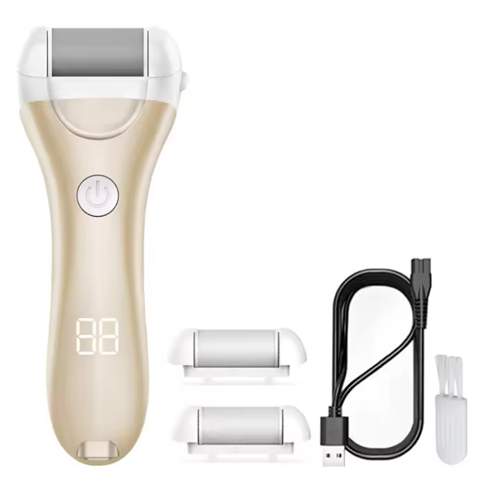 Nuevo molinillo de pies eléctrico con pantalla digital, dispositivo de pedicura recargable, lavado con agua, herramienta automática para moler callos y piel muerta. - 1