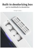 Basurero Automático 12L Con Sensor Táctil Para Cocina Y Baño Caja De Basura Eléctrica Inteligente Impermeable Con Tapa Recipiente Ecológico - details 11