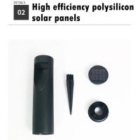Lámpara Solar Para Jardín Control Inteligente Impermeable Decoración De Camino Luz Nocturna Para Jardín Fuente De Energía Solar ABS LED Moderno - details 11