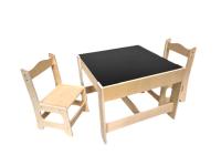 Nenitus Mesa Infantil con sillas, Mesa niños y sillas, Mesa Montessori, Mesa niños de Madera, Mesa Infantil y sillitas de Madera, Mesa Pizarra Infantil - details 0